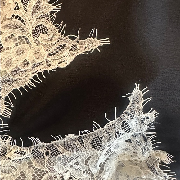 ZARA CONTRAST LACE SATIN TOP ZW COLLECTION - Picture 12 of 13